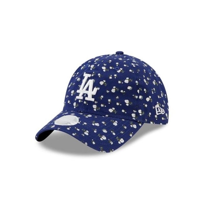 Los Angeles Dodgers Gorra | New Era MLB Floral 9twenty Adjustable Cap Mexico - Azules